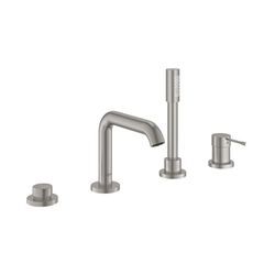 Grohe Essence 4-Loch-Einhand-Wannenkombination supersteel 25251DC1... GROHE-25251DC1 4005176711862 (Abb. 1)