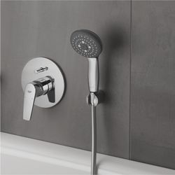 Grohe Vitalio Start 100 Handbrause mit 3 Strahlarten, Chrom, 26031000... GROHE-26031000 4005176933929 (Abb. 1)