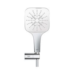 Grohe Rainshower SmartActive 130 Cube Wandhalterset 3 Strahlarten moon white 26588LS0... GROHE-26588LS0 4005176486388 (Abb. 1)