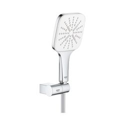 Grohe Rainshower SmartActive 130 Cube Wandhalterset 3 Strahlarten moon white 26588LS0... GROHE-26588LS0 4005176486388 (Abb. 1)