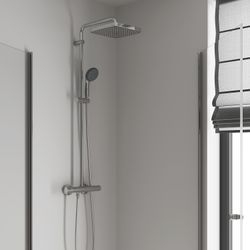 GROHE Vitalio Start System 250 Cube Duschsystem mit Thermostatbatterie chrom QuickFix 2... GROHE-26696000 4005176580833 (Abb. 1)
