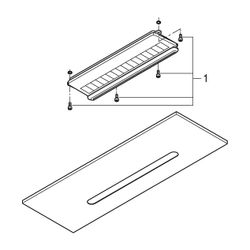 Grohe Rainshower Aqua Abdeckung Chrom Deckenbrause Cascade ohne Unterputz-Körper, maxim... GROHE-26734000 4005176644603 (Abb. 1)