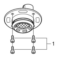 Grohe Strahlbildner Rainshower Aqua Pure, Strahlart Grohe Pure XL Strahl, ohne Einbaukö... GROHE-26737000 4005176644627 (Abb. 1)