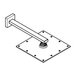 Grohe Rainshower Aqua Kopfbrauseset 230, Brausearm 286mm, 1 Strahlart, 9,5l/min Durchfl... GROHE-26858000 4005176759079 (Abb. 1)