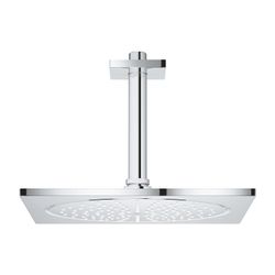 Grohe Rainshower Aqua Kopfbrauseset 10", Deckenauslass 142mm, 1 Strahlart, 9,5l/min Dur... GROHE-26861000 4005176758850 (Abb. 1)
