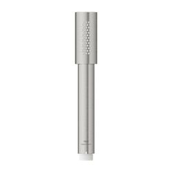 Grohe Rainshower Aqua Handbrause Stick 1 Strahl 6,6l/min, Supersteel, Durchflusskonstan... GROHE-26866DC0 4005176758959 (Abb. 1)