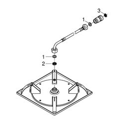 Grohe Rainshower Aqua Deckenbrause 10" 254x254mm, Chrom, 1 Strahlart... GROHE-26874000 4005176759192 (Abb. 1)