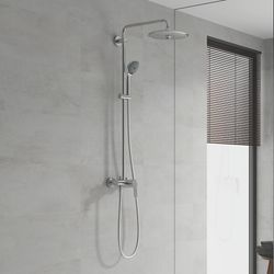 Grohe Vitalio Joy System 260 Duschsystem mit Einhandmischer Wandmontage, 3 Strahlarten,... GROHE-27684001 4005176417986 (Abb. 1)
