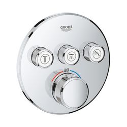 Grohe Grohtherm SmartControl Thermostat mit 3 Absperrventilen chrom 29121000... GROHE-29121000 4005176412271 (Abb. 1)