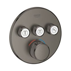 Grohe Grohtherm SmartControl Thermostat mit 3 Absperrventilen hard graphite gebürstet 2... GROHE-29121AL0 4005176455100 (Abb. 1)