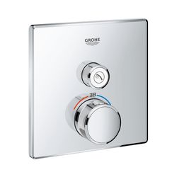 Grohe Grohtherm SmartControl Thermostat mit 1 Absperrventil chrom 29123000... GROHE-29123000 4005176413292 (Abb. 1)