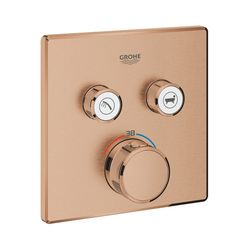 Grohe Grohtherm SmartControl Thermostat mit 2 Absperrventilen warm sunset gebürstet 291... GROHE-29124DL0 4005176558177 (Abb. 1)