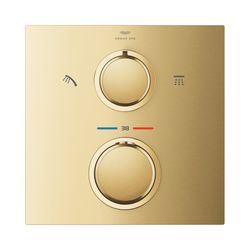 Grohe Allure Thermostat-Brausebatterie mit integrierter 2-Wege-Umstellung cool sunrise ... GROHE-29181GN2 4005176559037 (Abb. 1)