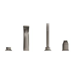 Grohe Allure Brilliant 4-Loch-Einhand-Wannenkombination Hard Graphite gebürstet... GROHE-29405AL0 4005176760112 (Abb. 1)