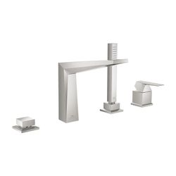 Grohe Allure Brilliant 4-Loch-Einhand-Wannenkombination Supersteel... GROHE-29405DC0 4005176760129 (Abb. 1)