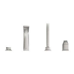 Grohe Allure Brilliant 4-Loch-Einhand-Wannenkombination Supersteel... GROHE-29405DC0 4005176760129 (Abb. 1)
