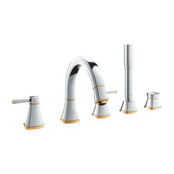 Grohe Grandera 5-Loch-Wannenkombination Chrom/Gold... GROHE-29415IG0 4005176757754 (Abb. 1)