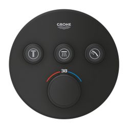 Grohe Thermostat Grohtherm SmartControl, 3 Absperrventile, Fertigmontageset für Rapido ... GROHE-29508KF0 4005176782541 (Abb. 1)