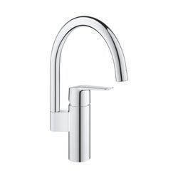 Grohe Start Einhand-Spültischbatterie 1/2", hoher C-Auslauf mit 150mm, QuickFix, Chrom,... GROHE-30469000 4005176635892 (Abb. 1)