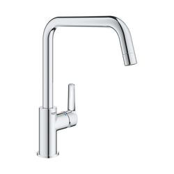 Grohe Start Einhand-Spültischbatterie 1/2", hoher U-Auslauf mit 150mm, QuickFix, Chrom,... GROHE-30470000 4005176635915 (Abb. 1)