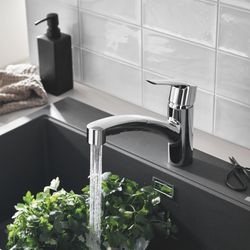 Grohe Start Einhand-Spültischbatterie 1/2", niedriger Auslauf mit herausziehbarer Dual-... GROHE-30531001 4005176728082 (Abb. 1)