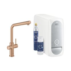 Grohe Blue Home L-Auslauf Starter Kit Küh­lung Sprudel Fil­ter WIFI warm sunset... GROHE-31454DL1 4005176488924 (Abb. 1)