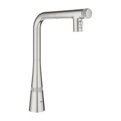 Grohe Spültischbatterie Zedra SmartControl Dual Spülbrause, Supersteel... GROHE-31886DC0 4005176745737 (Abb. 1)