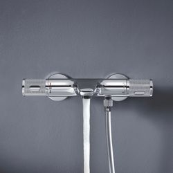 Grohe Precision Feel Thermostat-Wannenbatterie 1/2", Wandmontage, QuickFix, Chrom, 3478... GROHE-34788000 4005176613050 (Abb. 1)
