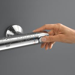 Grohe Precision Flow Thermostat-Brausebatterie 1/2", QuickFix, Chrom, 34840000... GROHE-34840000 4005176728631 (Abb. 1)