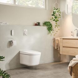 Grohe Sensia Pro Dusch-WC, Komplettanlage, für Unterputzspülkästen, Wandmontage, antiba... GROHE-36508SH0 4005176797101 (Abb. 1)