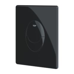 Grohe Skate Air WC-Betätigung 156x197mm, senkrechte Montage, Glossy Black, 2-Mengen- un... GROHE-38505KV0 4005176737831 (Abb. 1)