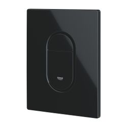 Grohe Cosmopolitan Arena WC-Betätigung, Drückerplatte, Glossy Black, 2-Mengen-, Start/S... GROHE-38844KV0 4005176737862 (Abb. 1)
