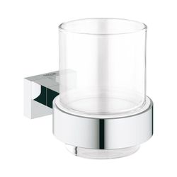 Grohe Essentials Cube Glas mit Halter chrom 40755001... GROHE-40755001 4005176328374 (Abb. 1)