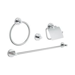 Grohe Essentials Bad-Set 4 in 1 chrom 40776001... GROHE-40776001 4005176328633 (Abb. 1)