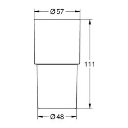 Grohe Allure Kristallglas/Atrio für Halter... GROHE-40882000 4005176754494 (Abb. 1)