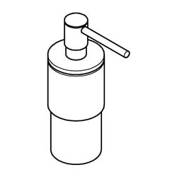 Grohe Allure/Atrio Seifenspender Supersteel für Halter... GROHE-40886DC0 4005176754531 (Abb. 1)