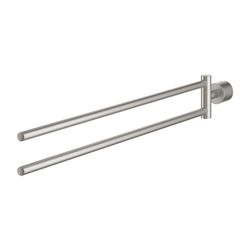 Grohe Atrio Handtuchhalter Supersteel 2-armig nicht schwenkbar... GROHE-40888DC0 4005176754654 (Abb. 1)