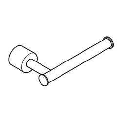 Grohe Atrio WC-Papierhalter, Toilettenpapierhalter ohne Deckel, Supersteel... GROHE-40891DC0 4005176754838 (Abb. 1)