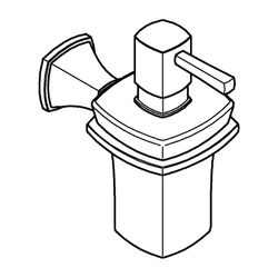 Grohe Grandera Halter mit Keramik-Seifenspender, Chrom... GROHE-40910000 4005176754845 (Abb. 1)
