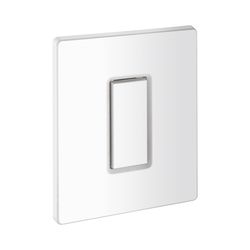 Grohe Abdeckplatte mit Drucktaste, Alpinweiß, 42377SH0... GROHE-42377SH0 4005176885020 (Abb. 1)