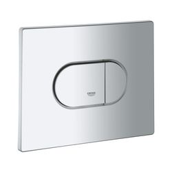 Grohe Abdeckplatte mit Drucktaste, Mattchrom, 42379P00... GROHE-42379P00 4005176885082 (Abb. 1)