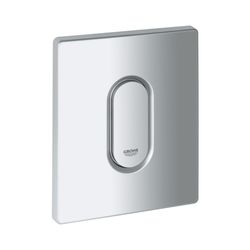 Grohe Abdeckplatte mit Drucktaste, Mattchrom, 42380P00... GROHE-42380P00 4005176885112 (Abb. 1)