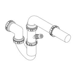 Grohe Siphon für Küchenspülen, 42617000... GROHE-42617000 4005176724381 (Abb. 1)