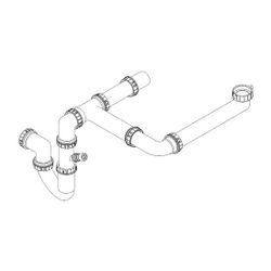 Grohe Siphon für Küchenspülen, 42619000... GROHE-42619000 4005176724404 (Abb. 1)
