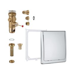 Grohe Druckspüler für WC chrom 42901000 4005176167027... GROHE-42901000 4005176167027 (Abb. 1)