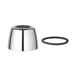 Grohe Rosette für S-Anschluss, mit Gewinde, Chrom, 45392000... GROHE-45392000 4005176213212 (Abb. 1)