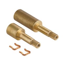 Grohe Atrio Spindelverlängerung für UPV-Oberbau/3-Loch-Waschtisch-Wandbatterie, Chrom, ... GROHE-45607000 4005176250293 (Abb. 1)