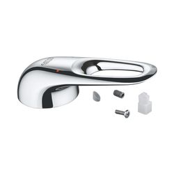 Grohe Metallbügelhebel für Zweiloch-Waschtischbatterie, Chrom, 46941000... GROHE-46941000 4005176351099 (Abb. 1)