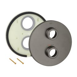 Grohe Rosette Hard Graphite gebürstet, für Grohtherm Thermostat-Sets, Aussendurchmesser... GROHE-47810AL0 4005176553813 (Abb. 1)