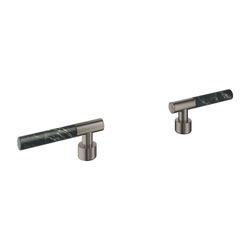 Grohe Atrio PC Hebelgriffe Vanilla Noir Caesarstone Hard Graphite gebürstet für 21134/2... GROHE-48459AL0 4005176788512 (Abb. 1)